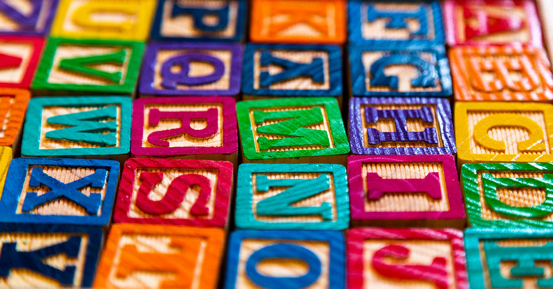 Play blocks at daycare